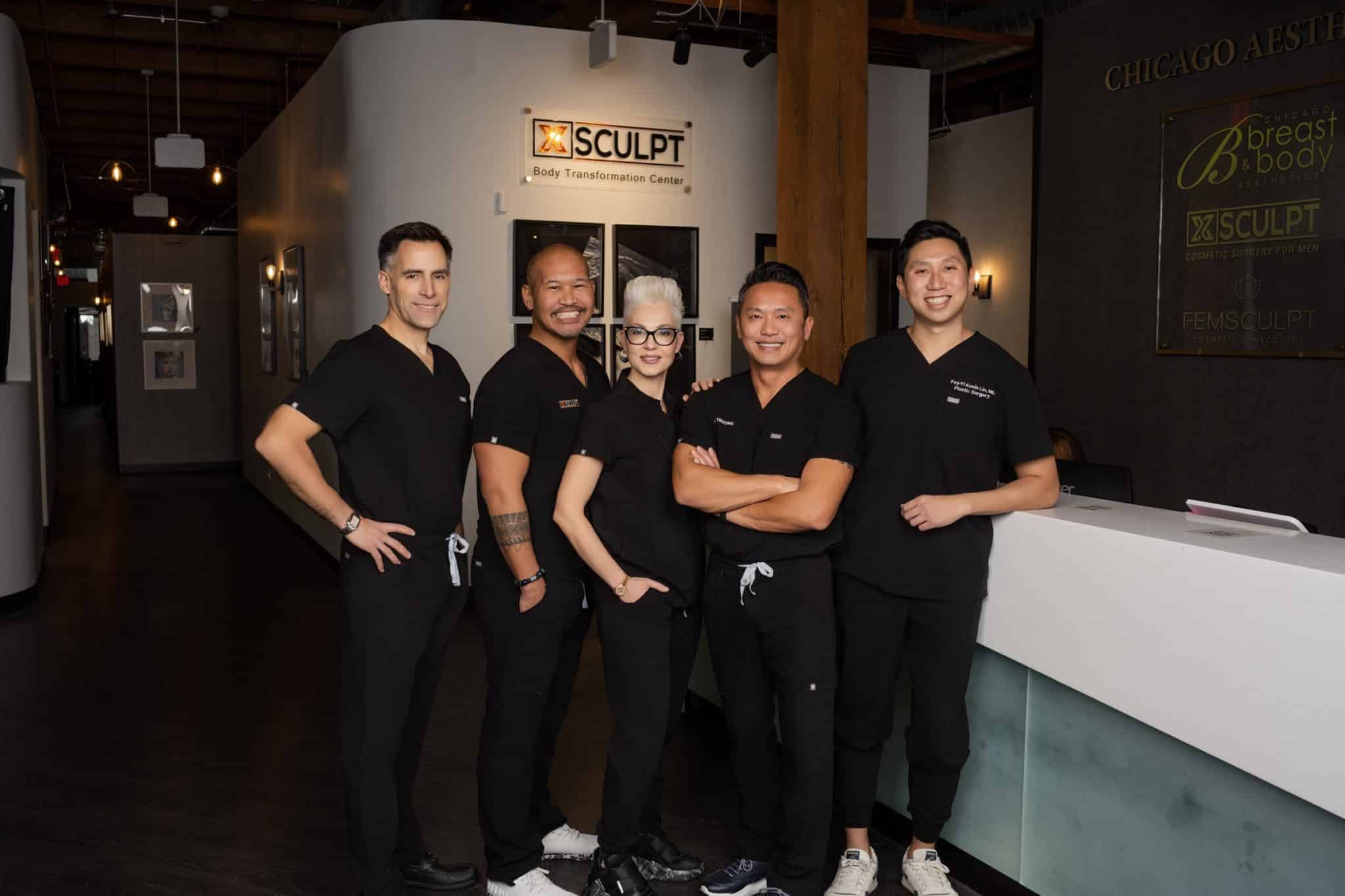 The board-certified surgical team at Chicago Breast and Body Aesthetics in their River North practice