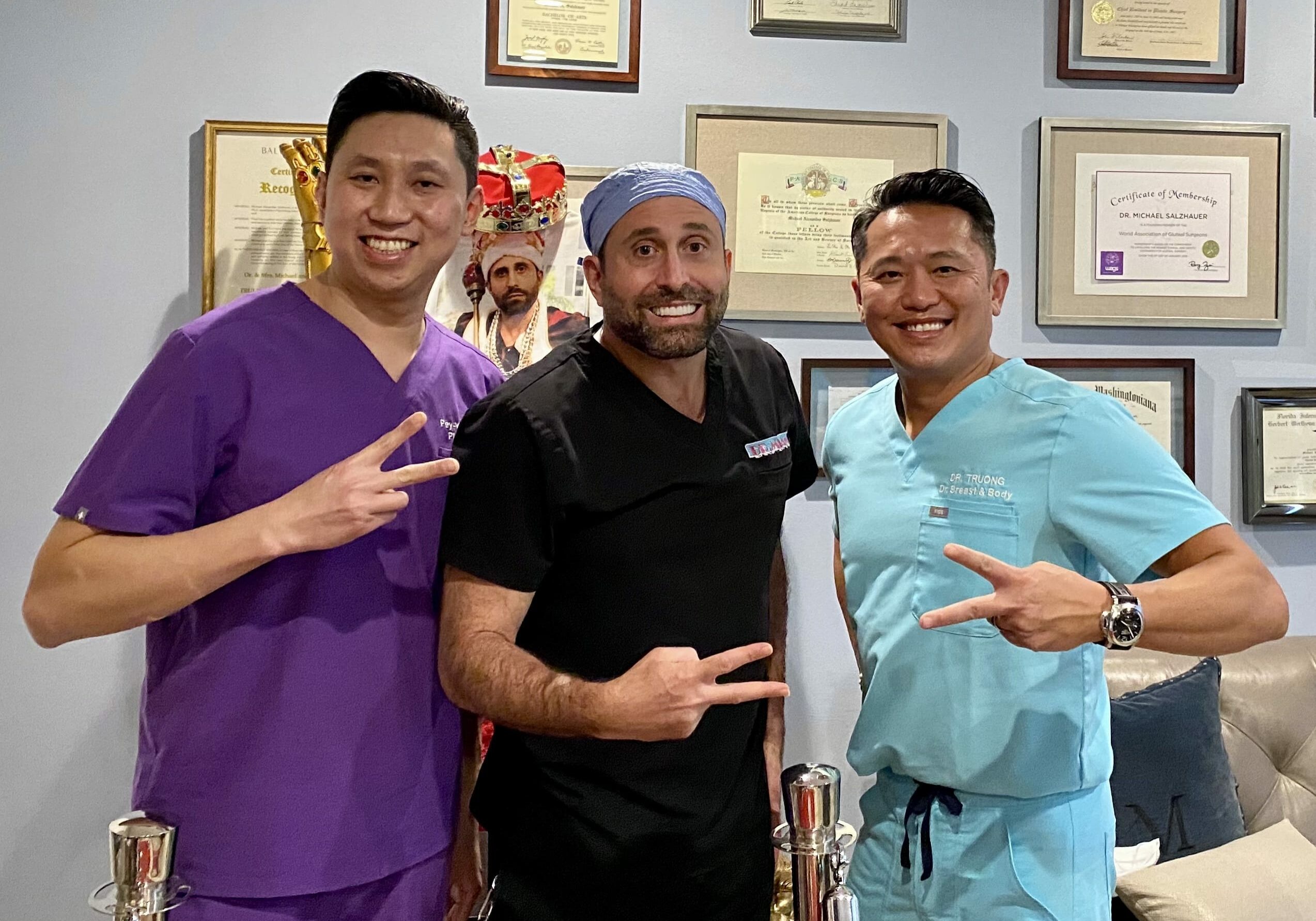 Dr. Miami Squad Members in Chicago Illinois - Dr. Anh Tuan Truong and Dr. Kevin Lin